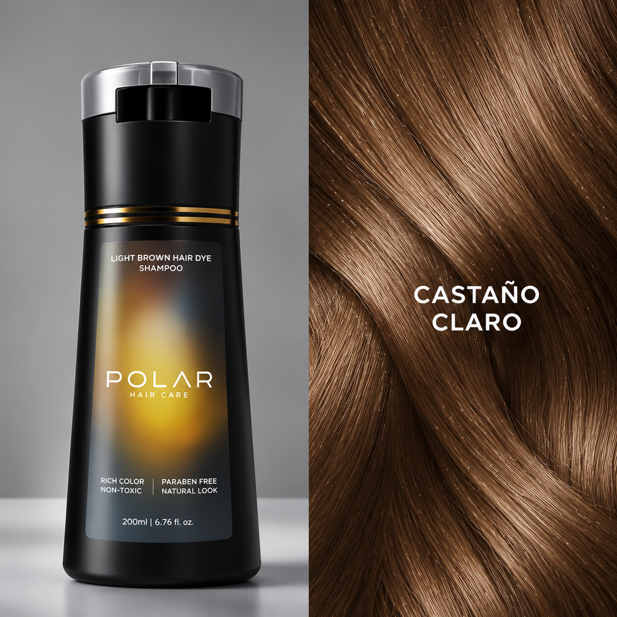 "POLAR HAIR CARE" Shampoo Eliminador de Canas