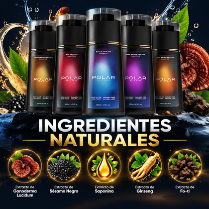 "POLAR HAIR CARE" Shampoo Eliminador de Canas