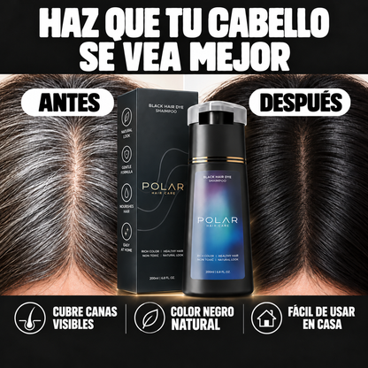 "POLAR HAIR CARE" Shampoo Eliminador de Canas