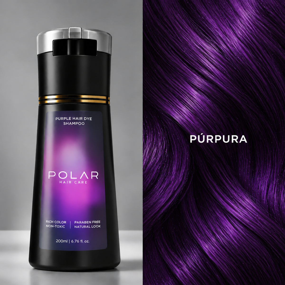 "POLAR HAIR CARE" Shampoo Eliminador de Canas